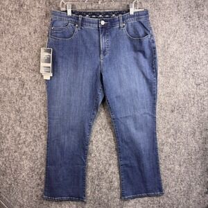 Lee Platinum Label Petite Jeans 16P Barely Boot Hidden Comfort Waistband NWT